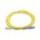 Jumper de Fibra Óptica Monomodo SC/UPC SC/APC Simplex, color amarillo 3 metros