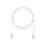 Cable de Parcheo TX6, UTP Cat6, Diámetro Reducido (28AWG), Color Blanco Mate, 7ft