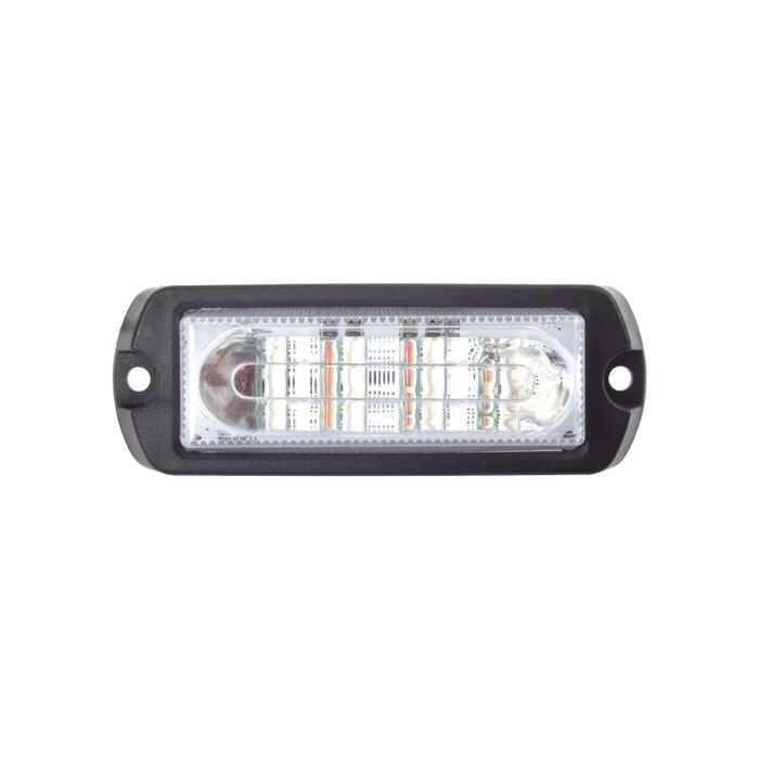 Luz Auxiliar Ultra Brillante X13 de 4 LEDs, Color Azul, con mica transparente