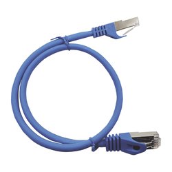 Patch Cord Cat6A 10G blindado 7.0M ( 22.96 ft ) AZUL