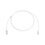 Patch Cord MC6 Modular Cat6 UTP, CM/LS0H, 5ft, Color Blanco, Diámetro Reducido (28AWG), Versión Bulk (Sin Empaque Individual)