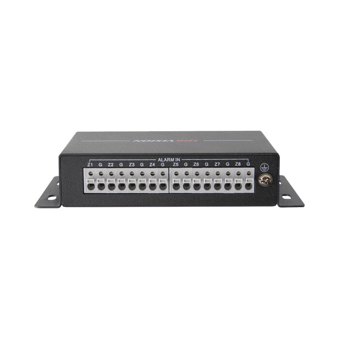 Expansor de 8 zonas cableadas por comunicación RS-485 para panel de alarma híbrido Hikvision