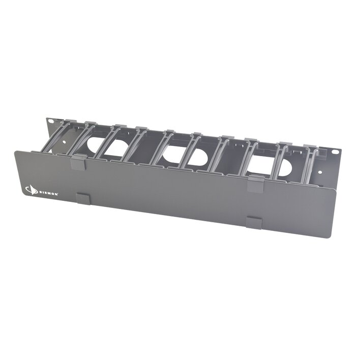 Organizador de Cable Horizontal RouteIT, Sencillo, Para Rack de 19in, 4in de profundidad, 2UR