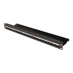Patch Panel Z-MAX, de 24 puertos, Modular, Plano, 1UR