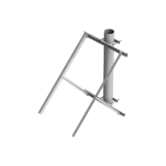 Montaje para Poste o Torre Galvanizado Electrolítico para Paneles Solares (Ver Compatibilidad).