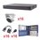 KIT TurboHD 1080p / DVR 16 Canales / 16 Cámaras turret (exterior 2.8 mm) / Transceptores / Conectores / Fuente de Poder Profesional