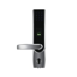 Cerradura autónoma izquierda bluetooth de huella digital, tarjeta de proximidad y contraseña