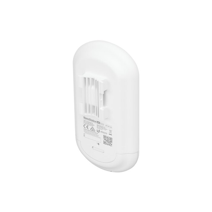 NanoStation airMAX Loco5AC CPE hasta 450 Mbps, 5 GHz (5150 - 5875 MHz), con antena integrada de 13 dBi, no incluye adaptador PoE