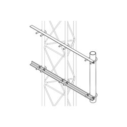 Brazo Lateral Liviano para Tramo STZ30G Galvanizado por Inmersión en Caliente.