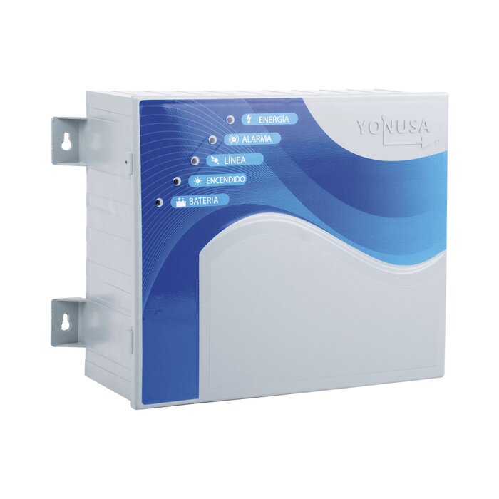Energizador de 12,000Volts-1.2JOULES/700 Mts de protección para 5 Lineas/Activado por Atenuación de voltaje,Corte de línea o Aterrizamiento de la línea/Integración a panel de Alarma.