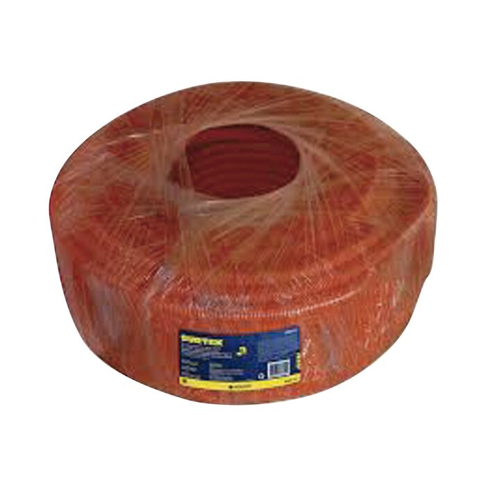 Manguera flexible 1" x 50 metros de polietileno alta densidad.
