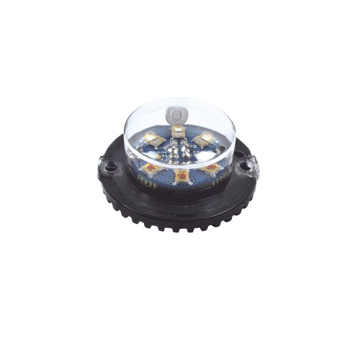 Par de Lámparas Ultra Brillantes con 6 LEDs cada una, Color Rojo/Azul, Ideales para Vehículos Encubierto