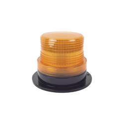 Burbuja brillante con 8 LEDs, color ámbar, domo ámbar