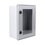 Gabinete de Poliéster IP66 Puerta Transparente, Uso en Intemperie (400 x 500 x 200 mm) con Placa Trasera Interior (Incluye Chapa y Llave).