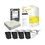 Kit IP 1080p / NVR de 4 Canales / 4 Cámaras IP / Bobina de Cable de 100 mts / Disco Duro 1 TB
