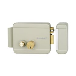 Cerradura Eléctrica con botón de salida/ Incluye Llave / Exterior