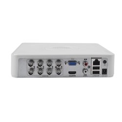 DVR 8 Canales 1080p Lite / 8 Canales TURBOHD + 2 Canales IP / 1 Bahía de Disco Duro / H.264+ / 1 Canal de Audio / Salida de vídeo Full HD