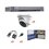 KIT TurboHD 1080p / DVR 8 Canales / 8 Cámaras Turret (exterior 2.8 mm) / Transceptores / Conectores / Fuente de Poder Profesional hasta 15 Vcd para Larga Distancia