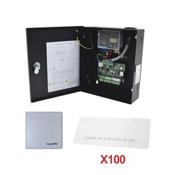 Kit para automatizar 1 ACCESO VEHICULAR con STICKERS en Parabrisas de vehiculos / Incluye Panel, lector y 100 stickers / Software IVMS4200 incluido