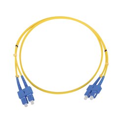Jumper de Fibra Óptica Monomodo SC/SC Duplex de 5 metros