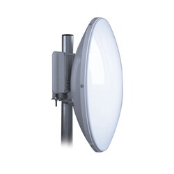 Antena Direccional de Alto Rendimiento de 29 dBi, Amplio rango de frecuencia (4.9 - 6.4 GHz), Conectores N-Hembra, Alto Aislamiento al Ruido, Fácil Montaje con Radomo Incluido