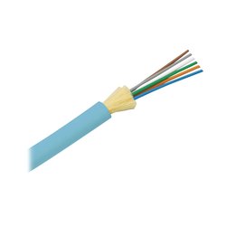 Cable de Fibra Óptica de 6 hilos, Multimodo OM3 50/125 Optimizada, Interior, Tight Buffer 900um, No Conductiva (Dieléctrica), OFNR (Riser), Precio Por Metro