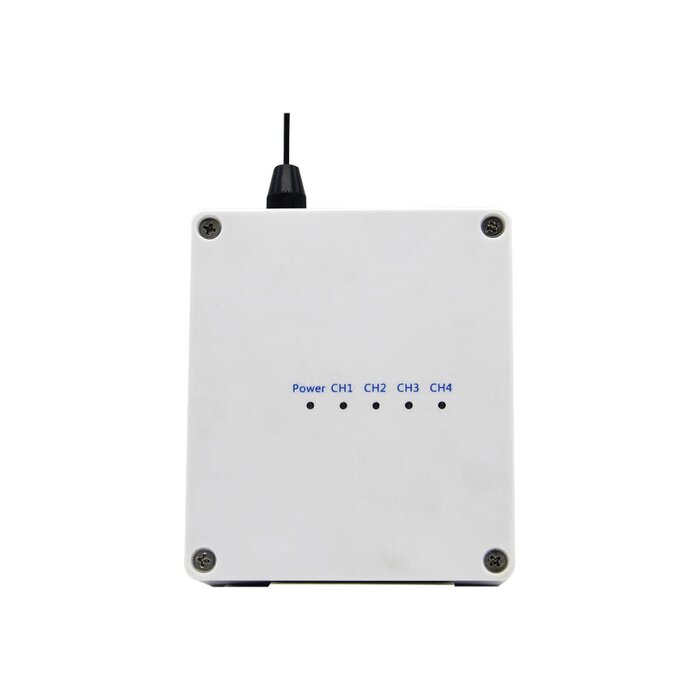 Receptor inalámbrico / 2500 metros de cobertura / 2 salidas de relevador tipo C