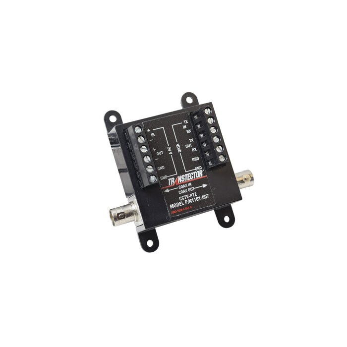 Protector Contra Descargas Eléctricas Para Cámaras PTZ Para 12 Vcd, 24 Vcd y Turbo HD BNC