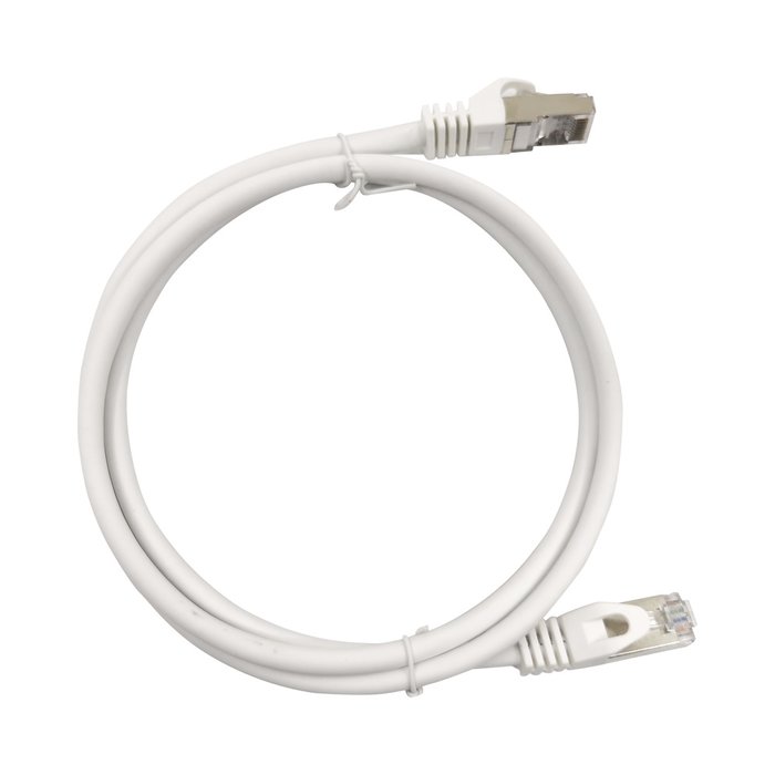 Patch Cord Cat6A 10G blindado 7.0M ( 22.96 ft ) BLANCO