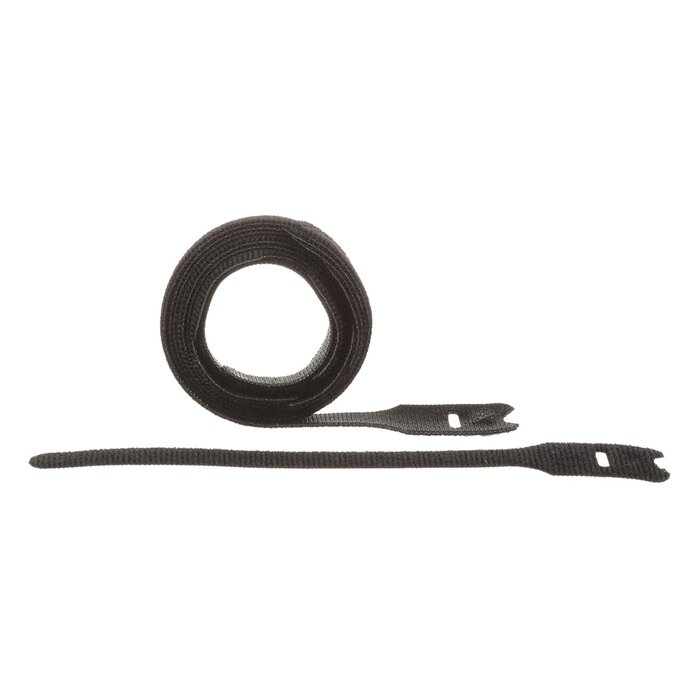 Kit de 10 Cintas de Contacto, de 12.7mm (.50in) de Ancho, 203mm (8in) de Largo, Color Negro