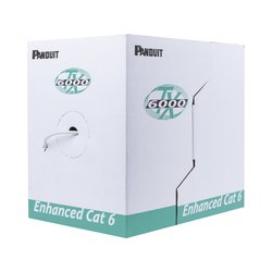 Bobina de Cable UTP 305 m. de Cobre, Pan-Net, Reelex, Gris Internacional, Categoría 6 Mejorado (23 AWG), PVC (CM), de 4 pares