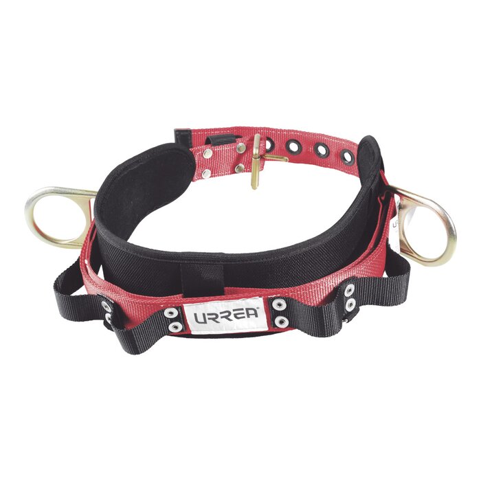 Cinturón para liniero, talla 40, con bandas para porta herramientas y dos anillos tipo D.