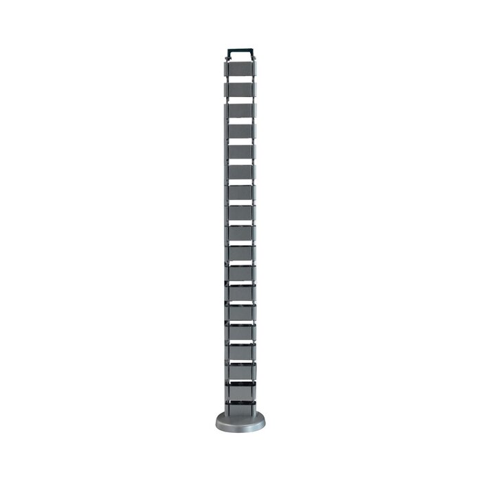 Organizador de cables vertical articulado, ideal para llevar los cables del piso a mesa o a la cubierta del escritorio de manera segura