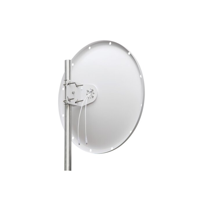 Antena Parabólica de Frecuencia Extendida, 4.8 - 6.5 GHz, 28 dBi, Conectores SMA-Macho Inverso