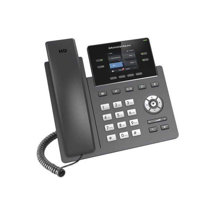 Teléfono IP de 2 líneas para alta demanda con Grado Operador