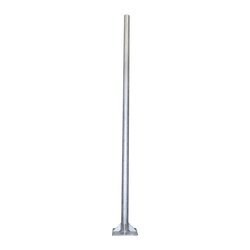 Poste de Acero Galvanizado para Videovigilancia, 3 m de altura.