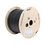 Carrete de 1 km de Fibra Óptica Aérea Mini Figura 8 G.657A2 tipo Drop, Monomodo de 2 Hilos, Color Negro