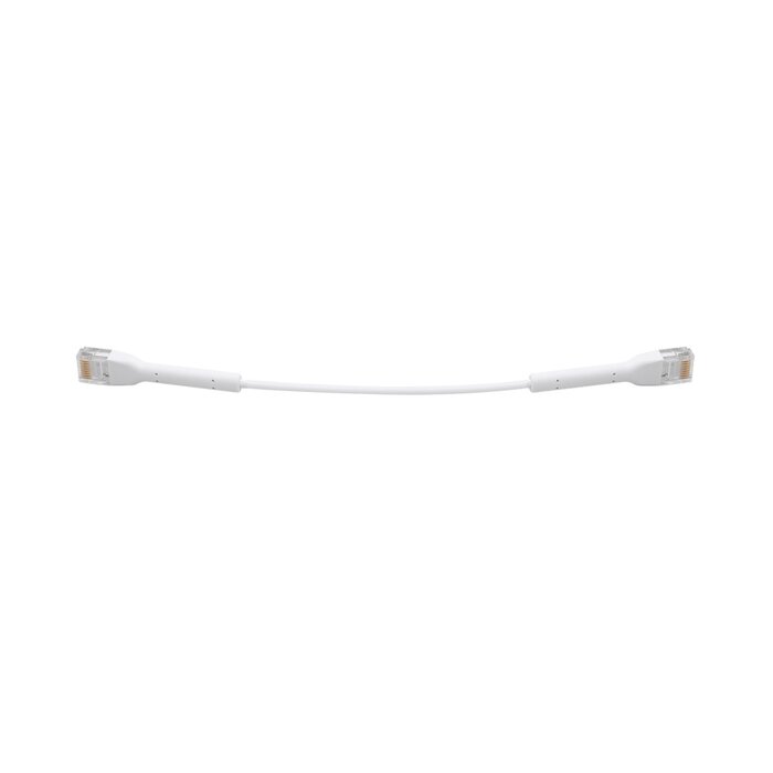UniFi Ethernet Patch Cable Cat6 de 22 cm, color blanco