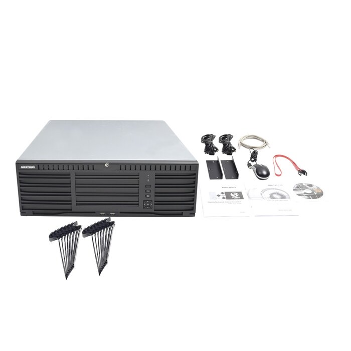 NVR 12 Megapixel (4K) / 256 canales IP / 16 Bahías de Disco Duro / 4 Puertos de Red / Soporta RAID con Hot Swap / NVR de Alto Desempeño