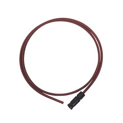 Cable Fotovoltaico, 1.5 m, Rojo, Calibre 10 AWG con terminal MC4-M en un extremo