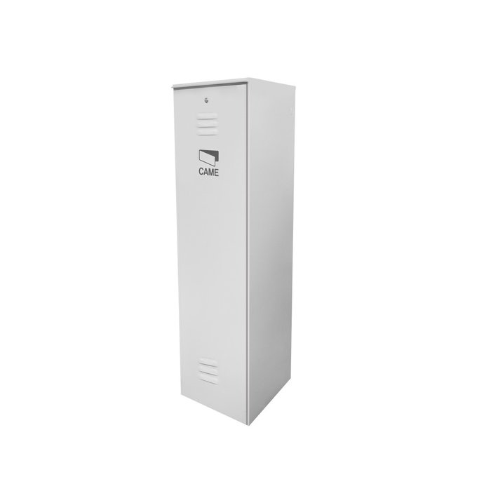 Barrera vehicular CAME / G3750 / Gabinete color blanco / sin accesorios