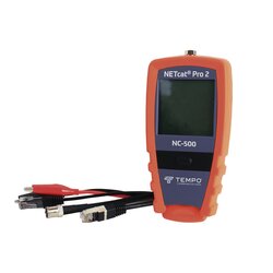 Probador Profesional para cable UTP, STP y Cable Coaxial (NETcat® Pro2) con Pantalla táctil retroiluminada