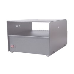 Fuente de poder 13.8Vcd, 11A, lineal regulada con cavidad para radio.