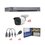KIT TurboHD 1080p / DVR 8 Canales / 8 Cámaras Bala (exterior 2.8 mm) / Transceptores / Conectores / Fuente de Poder Profesional hasta 15 Vcd para Larga Distancia
