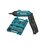 Atornillador Reversible (Broquero 1/4) de 220 RPM con Cargador USB (Incluye 81 Puntas).