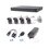 KIT TurboHD 1080p / DVR 4 Canales / 4 Cámaras Bala (exterior 2.8 mm) / Transceptores / Conectores / Fuente de Poder Profesional