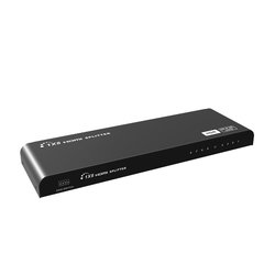 Divisor HDMI de 1 entrada a 8 salidas 4K x 2K @60Hz & HDR / Compatible con HDMI2.0,HDCP2.0 / Soporta 10 metros en la entrada y 10 metros en la salida