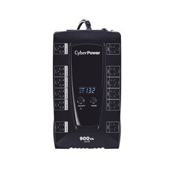 UPS de 900 VA/480 W, Topología Línea Interactiva, Entrada 120 Vca NEMA 5-15P, Tipo Gabinete Compacto, Con 12 Tomas NEMA 5-15R