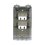 Placa de Pared Vertical, resistente al agua, acepta cuatro modulos Mini-Com