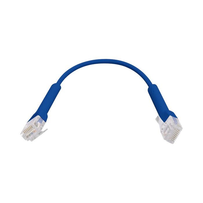 UniFi Ethernet Patch Cable Cat6 de 22 cm, color azul
